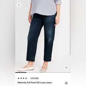 Old Navy Maternity Full-Panel OG loose jeans